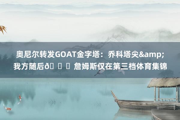 奥尼尔转发GOAT金字塔：乔科塔尖&我方随后👀詹姆斯仅在第三档体育集锦