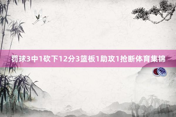 罚球3中1砍下12分3篮板1助攻1抢断体育集锦