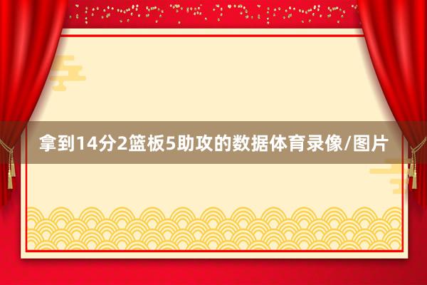 拿到14分2篮板5助攻的数据体育录像/图片