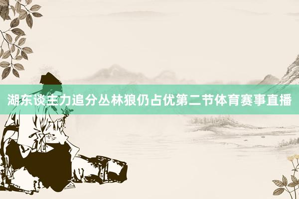湖东谈主力追分丛林狼仍占优第二节体育赛事直播